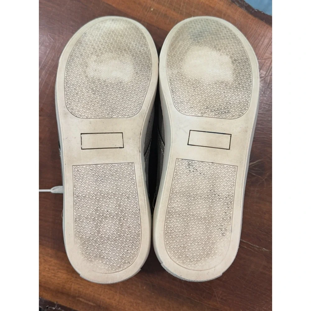 Men's Chukka Sneakers Gray Lace-Up Casual Shoes Size 10.5 Drexel Grey‎ Faux 2